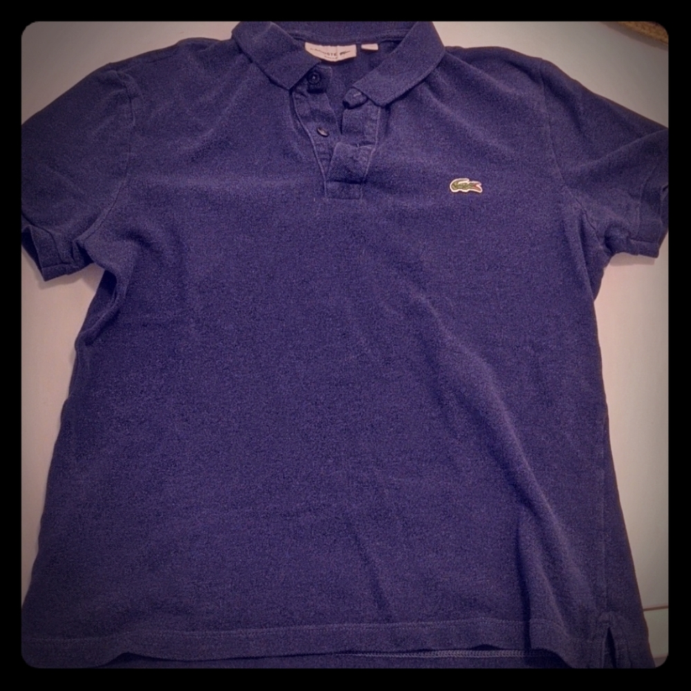Lacoste polo blue Medium slim fit